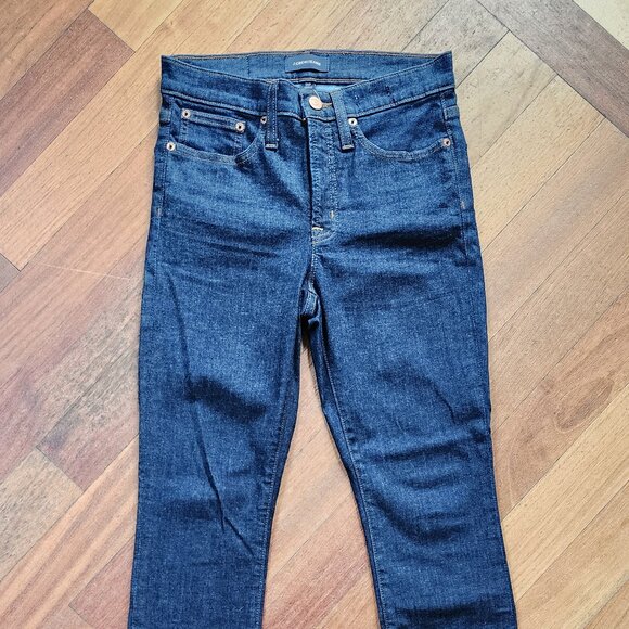 NWOT J. Crew Dark Wash Skinny Jeans Size 26 Petite - Picture 3 of 16